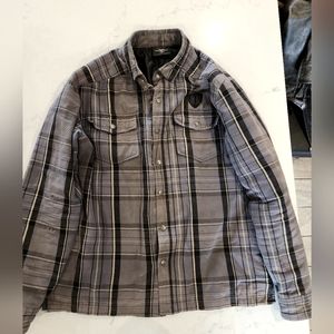 Harley Davidson Men's snap front Quilted Shirt